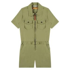 NEW BABYFACE girl's short sleeve romper in olive